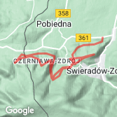 Mapa Single tracki wokół Swieradowa-Zdrój